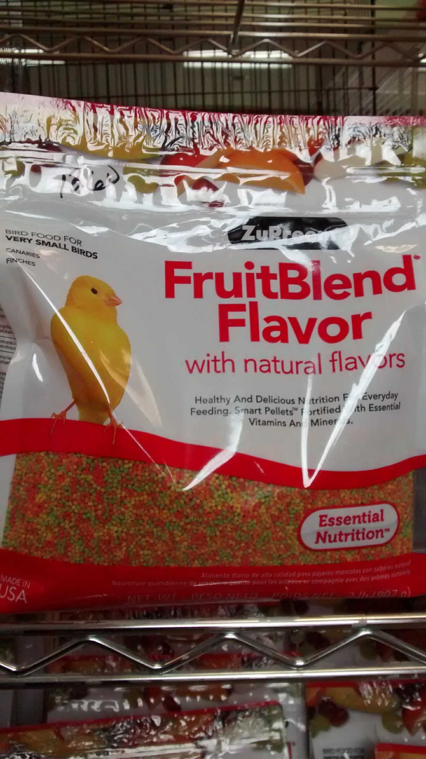 Zupreem Fruitblend Very Small Birds 20 Lbs Bird Is The Word 5354