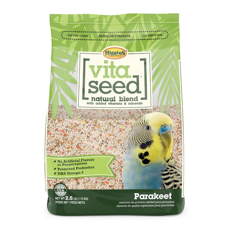 Higgins Vita Seed Parakeet 2.5 lbs Bird is the Word